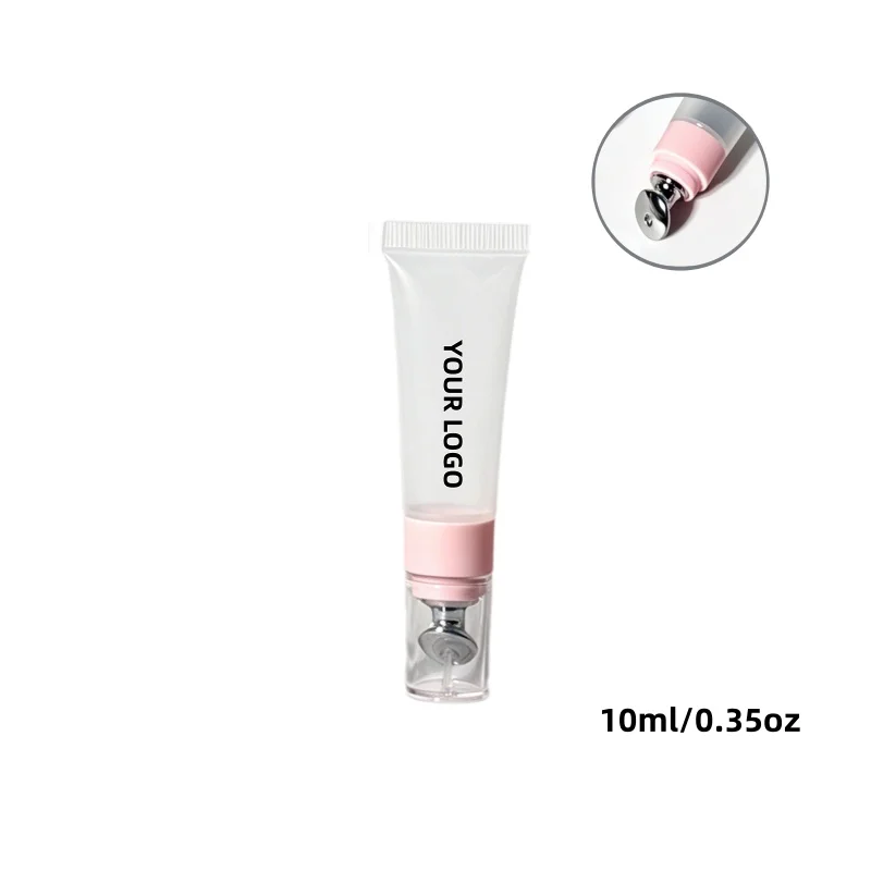 【Logo-Anpassung】50 Stück Individualisierte 10ml Silberne Große Gesichtscreme-Tuben mit Deckel, Multifunktional für Gesichtscreme, Lipgloss, Puder, Rouge, Flüssigkeiten – Detail 7