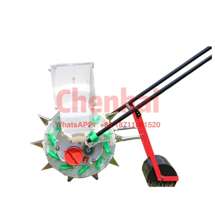 hand push soybean seeder manual corn precise seeder