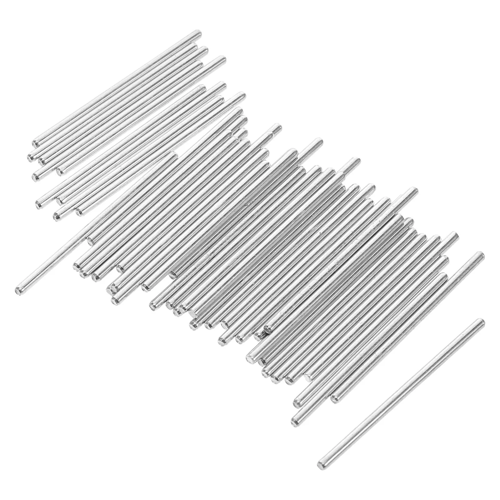 

50Pcs Iron Wheel Axle Rods 2 Mm Diameter 42.5 Mm Length for Rc Car Axle Replacement Stem Mechanical Models DIY Drive Shafts High