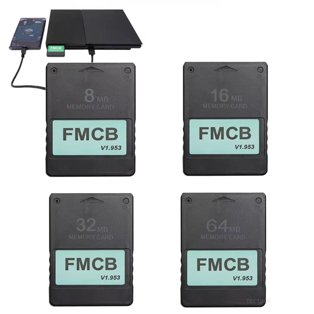 V1.953 FMCB Free McBoot Card For Sony PS2 For Playstation2 8MB/16MB/32MB/64MB Memory Card OPL MC Boot