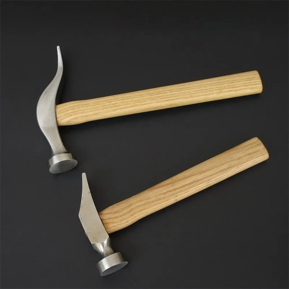 Leather Upper Handmade Hammer With Wooden Handle For Tapping Over Hand Stitches Lacing Mending Shoe Making Repair Tool