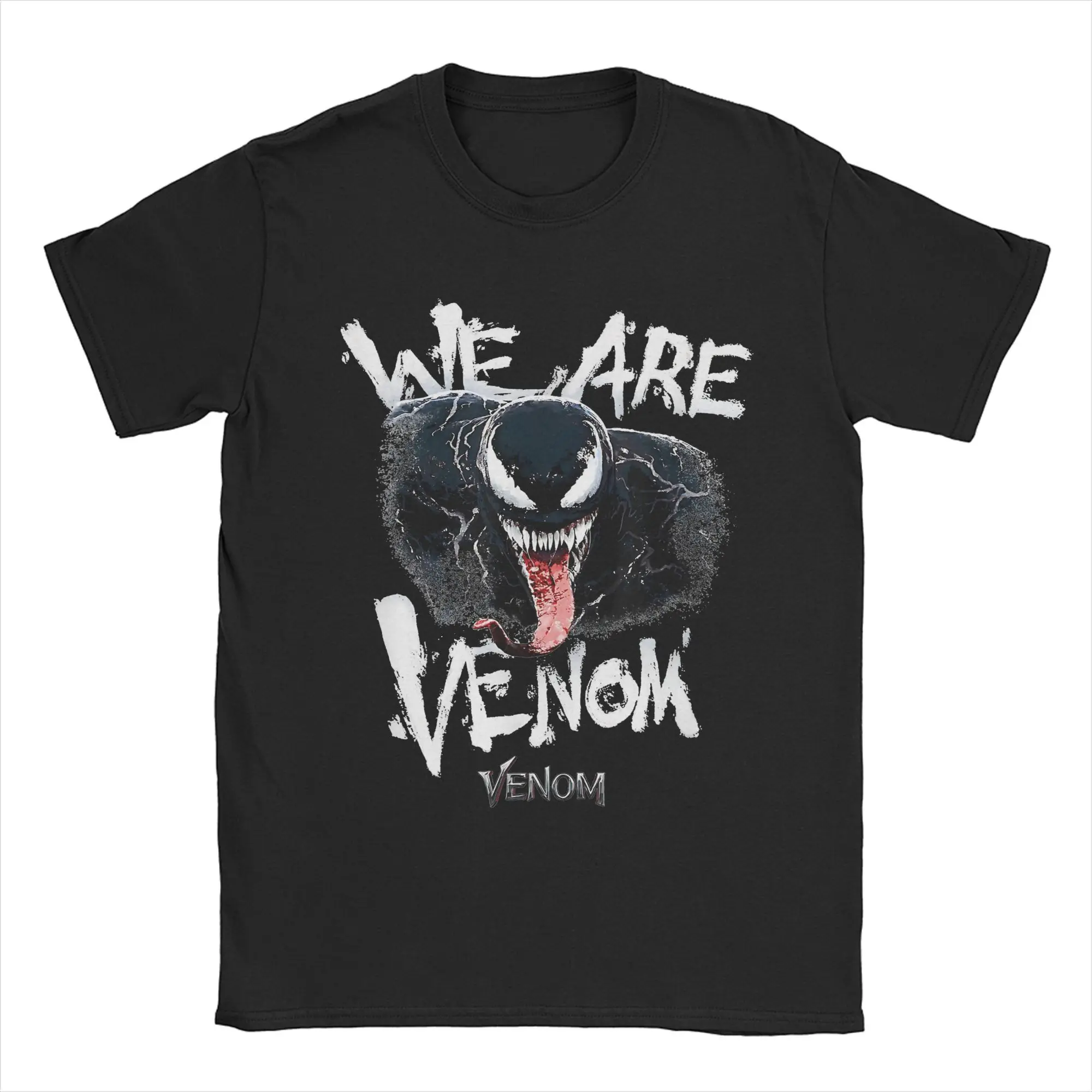 Ullzang Savage Venom Tshirts Men 100%Cotton Short Sleeve O-neck Summer Top Tee