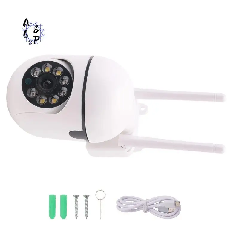 A68P-Outdoor Security Cameras 1080P Dome Surveillance Cameras For Home Security, 360° View, 2-Way Audio