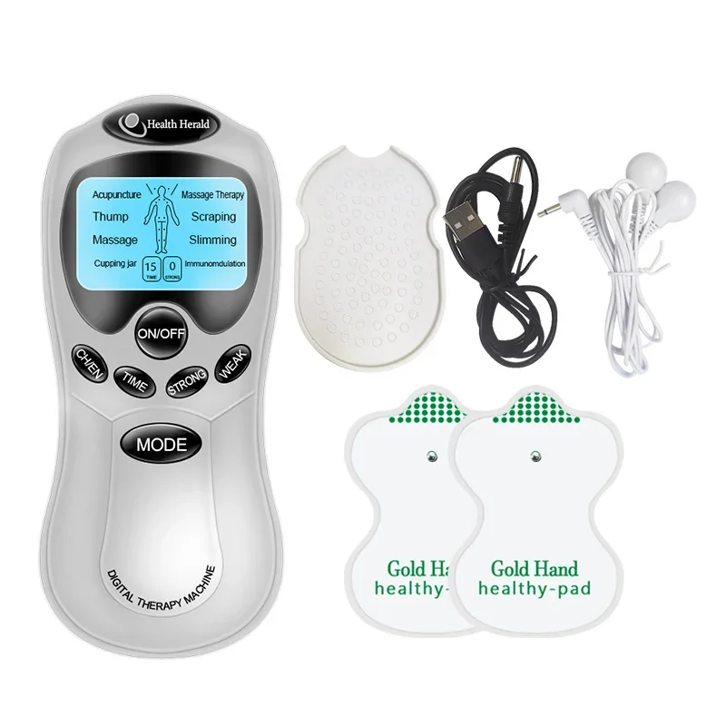 

Electric Massage Instrument EMS Tense Machine Pulse Massager Tens Acupuncture Physiotherapy Muscle Stimulator for Neck Back Body