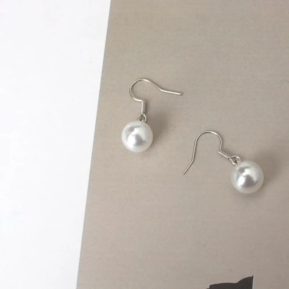 Pearl Drop Earrings Elegant Cultured Freshwater Pearl Drop Earrings for Women Stylish Dangle Earrings for Mom Wife Girlfriend