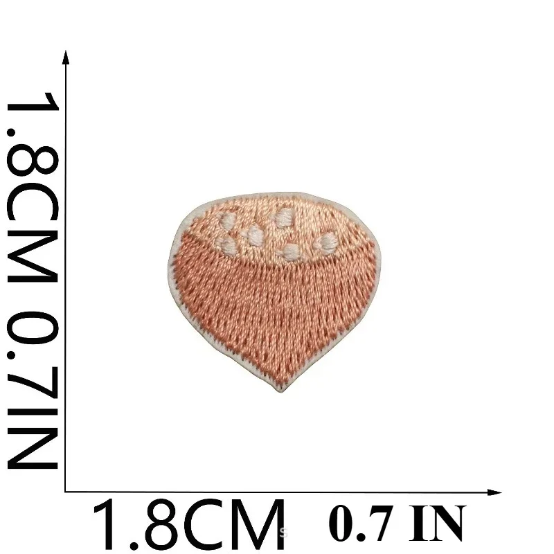 Patches Cartoon Panda Embroidery Cloth Sticker Milk Tea  Beer Clothes Decorative Patch Sticker Chicken Leg Embroidery Stamp