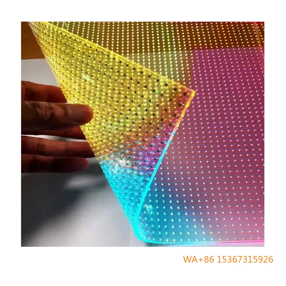 P3.9/P7.82 Transparent LED Display Outdoor Fixed Video Wall for Elevator Education Welcome Screen