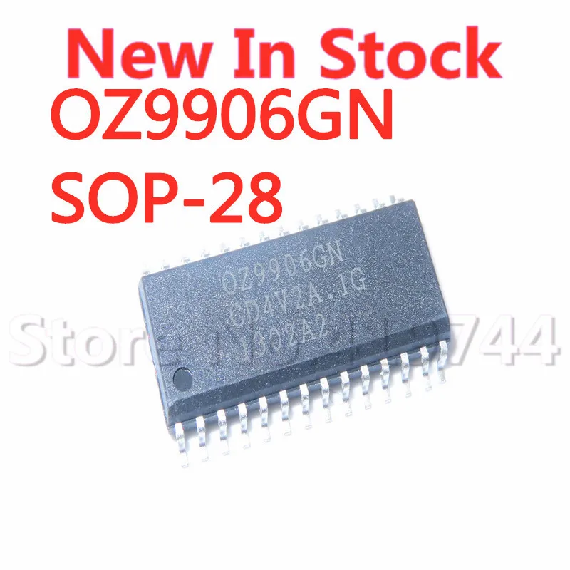 2PCS/LOT OZ9906GN OZ9906 SOP-28 SMD LED backlight driver chip In Stock NEW original IC