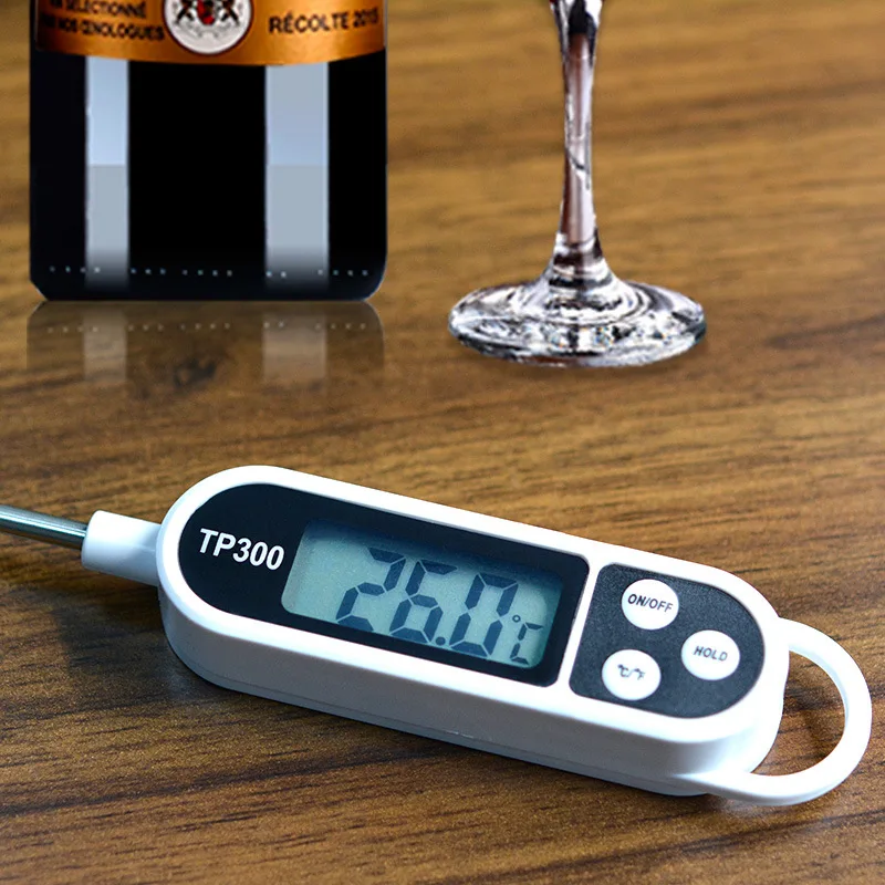 Instant Read Digital Food Temperature with Probe for Oil Water Milk, Fast Response Cooking Tool