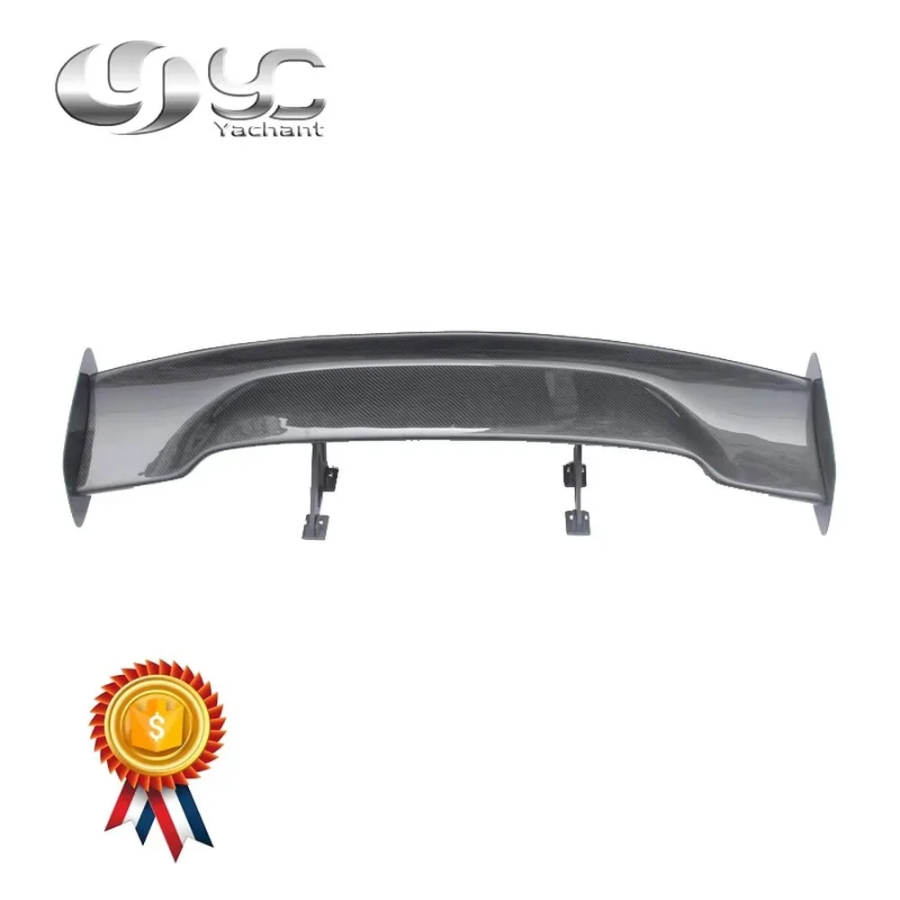 Universal Carbon Fiber GT Wing 1410mm Type-B Rear Trunk Spoiler Racing Downforce for Car Tuning & Performance Upgrade