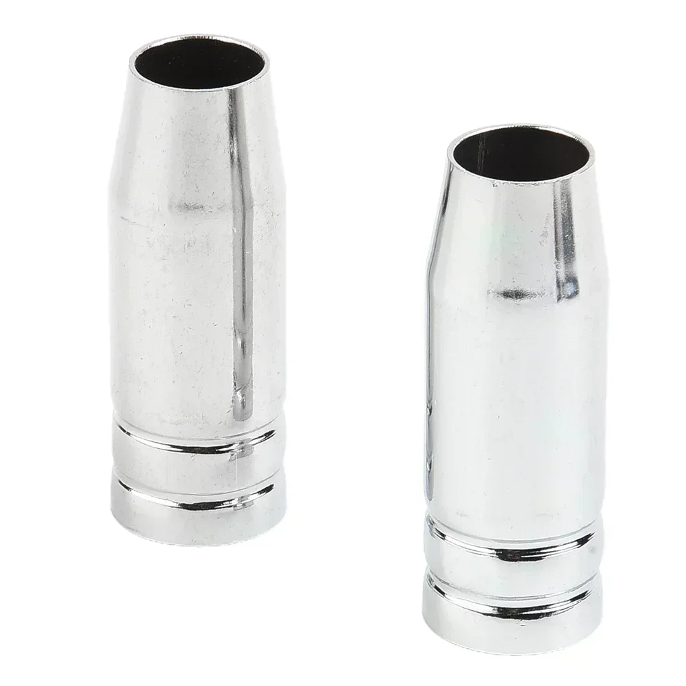 Mig soldadas cônico bocal guardas mortalha Binzel estilo máquina de solda, empurrador pneumático, gás Push On, Binzel MB25, 2pcs