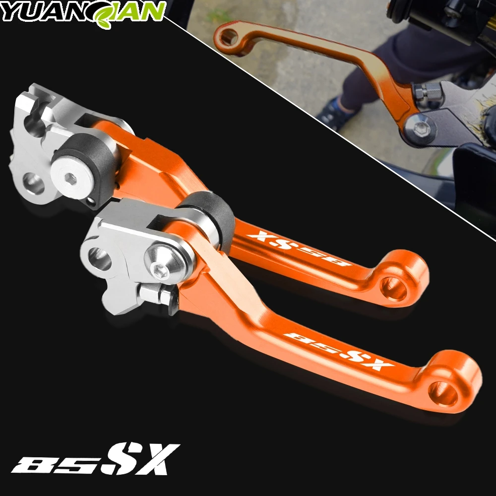 

For 85SX 85 SX 85SX XC 2003-2012 2003 2004 2005 2006 CNC Motorcycle DirtBike Dirt Pit Bike Motocross Pivot Brake Clutch Levers