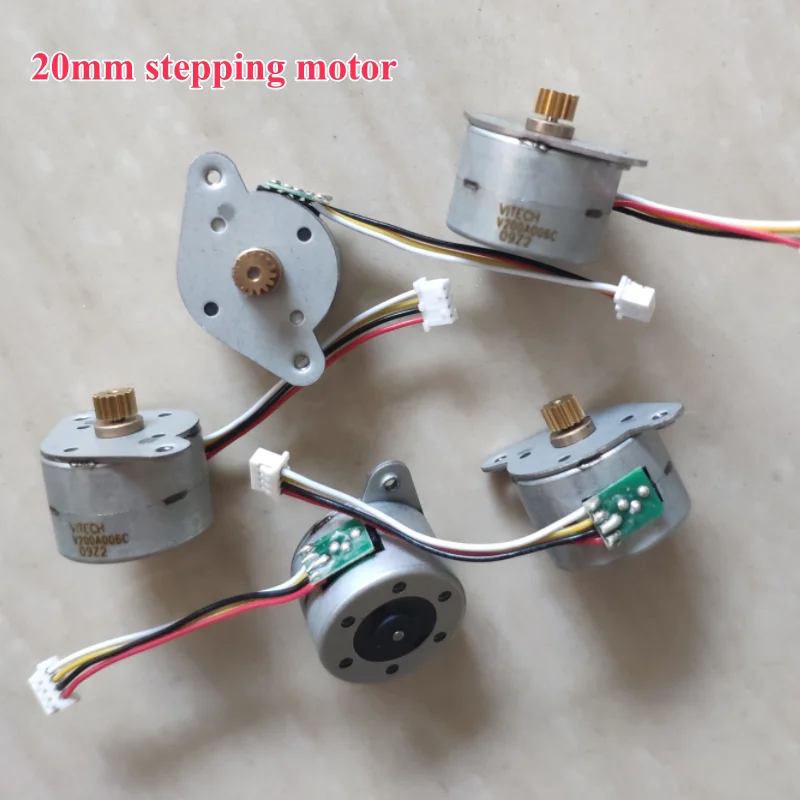 10x Mini Schrittmotor 2-phasig, 4-drähtig – 8 Mm Durchmesser, 3 V, Für Kameras & Kleine Geräte