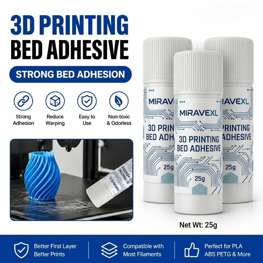 Клей-стик MIRAVEXL для 3D-прин – обзор и цена 3D Printing Glue Stick