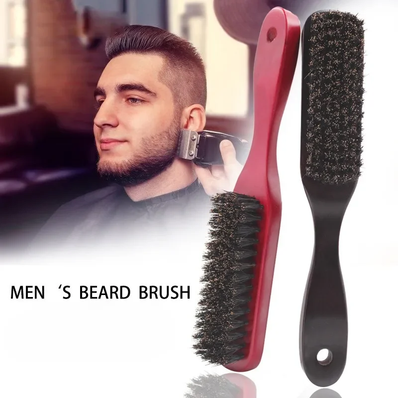 Men Styling Comb Beard Hair Brush Face Massage Shaving Comb Barber Anti-knots Moustache Brush Professional Wooden Comb