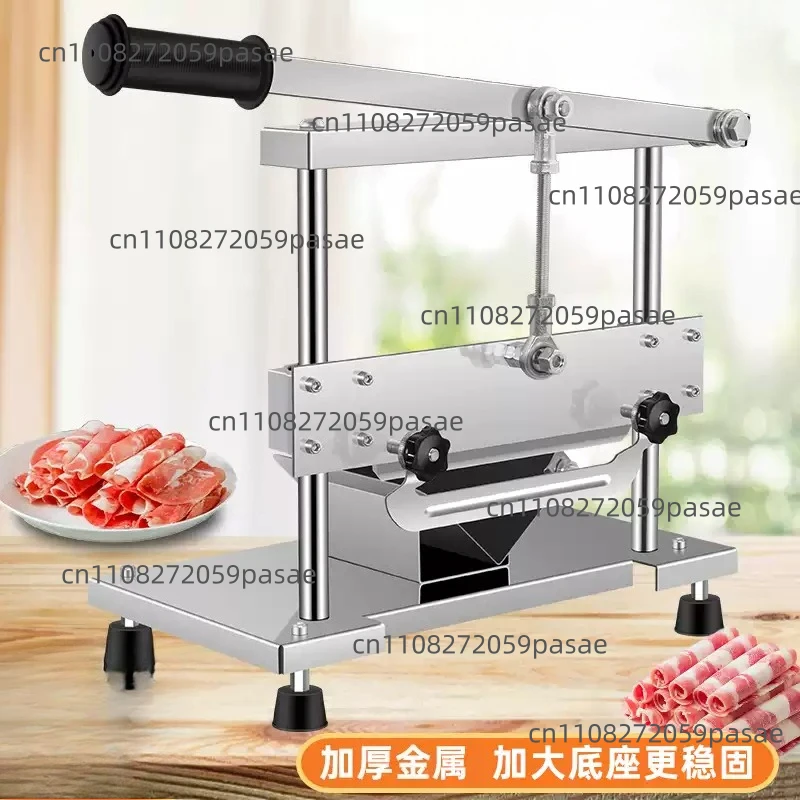 

Lamb Roll Slicer: Home-Use, Multi-Functional, Commercial-Grade Hot Pot, Herbal, Beef Brisket, Manual Beef Roll Slicer