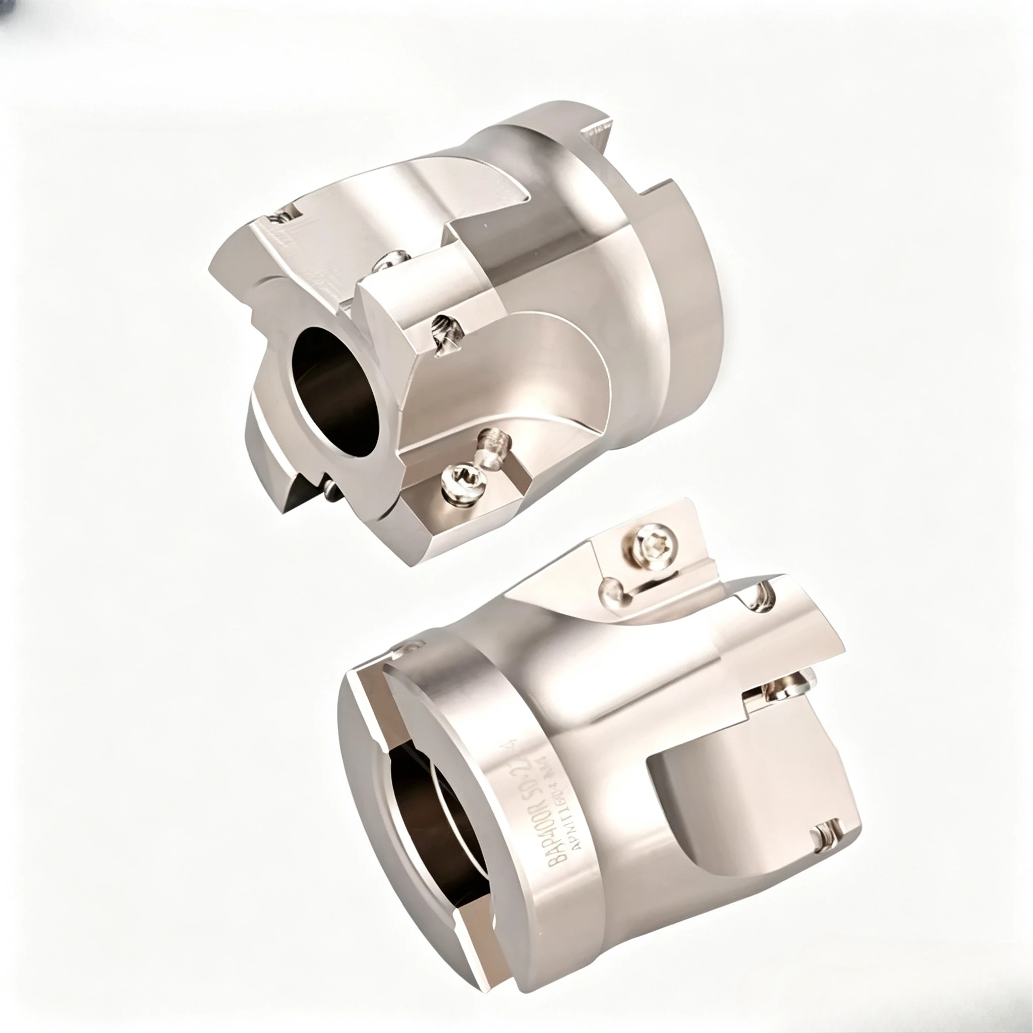 Face Milling Cutter Heads BAP300R, BAP400R, APKT1604 Compatible with FMB, FMB22, FMB27, FMB32 Tool Holder Assemblies