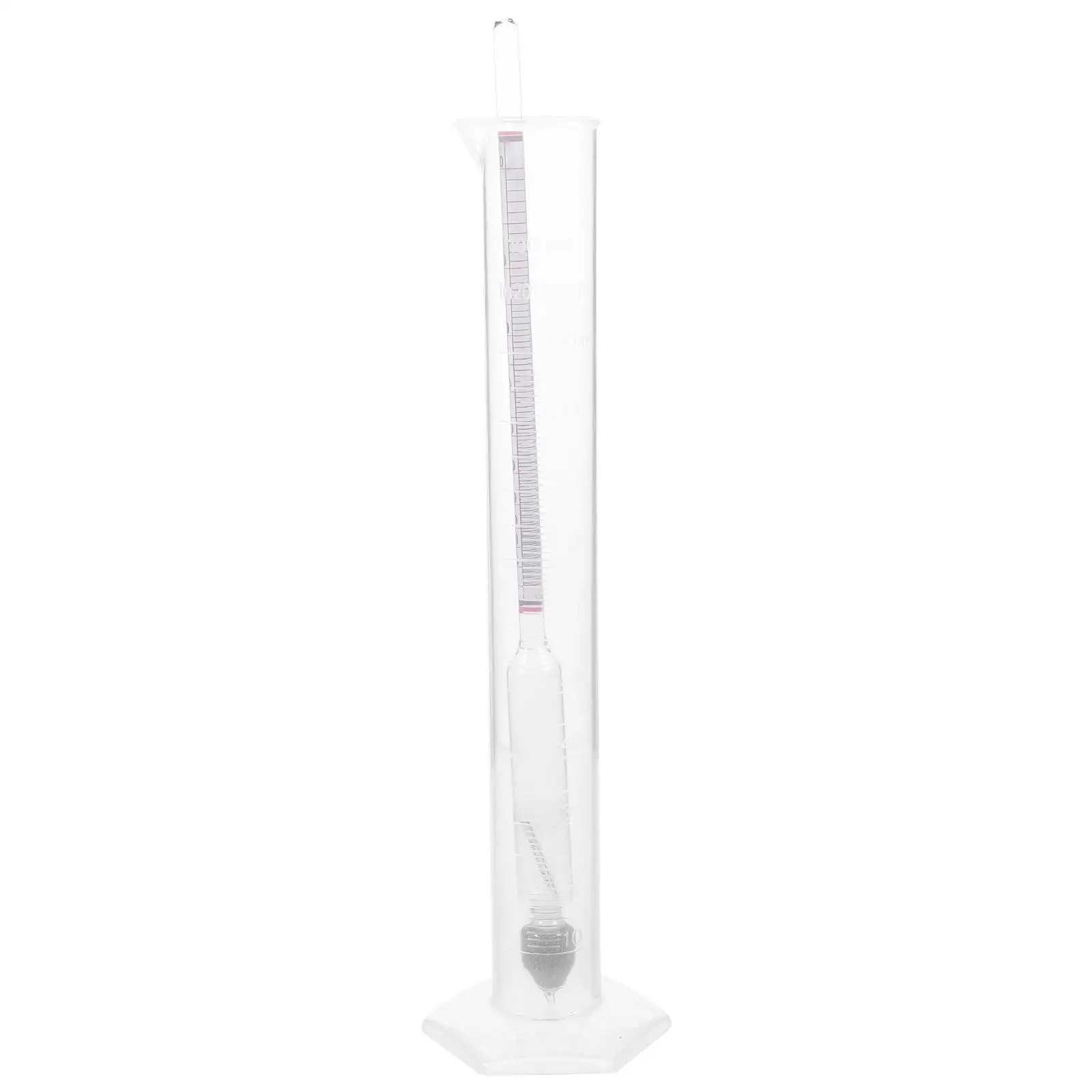 Beaker Alcohol Density Meter Specific Gravity Tester Measuring Tools 0-100 Proof Hydrometer Supplies