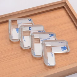 4pcs Transparent Table Edge Conner Protector for Baby Safety Furniture Chair Corner Guards Anti Collision Cover for Children