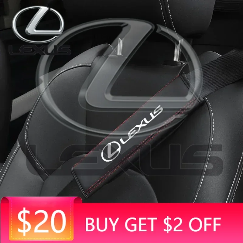 

Накладки на ремни безопасности для Lexus F SPORT ES RX NX LS UX LM LX GX LC RZ IS CT GS RC HS SC: высококачественные, прочные, защитные