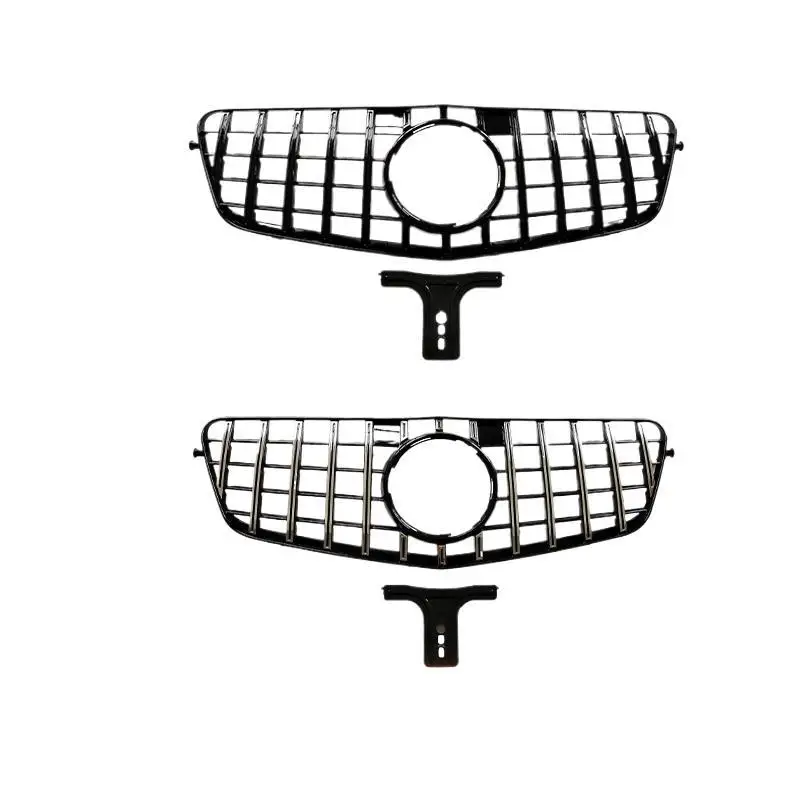 

Applicable to 09-13 Mercedes-Benz E-Class Middle Grid W212 Early Change GT Middle Grid Vertical Bar Front Grille Black Silver Mi