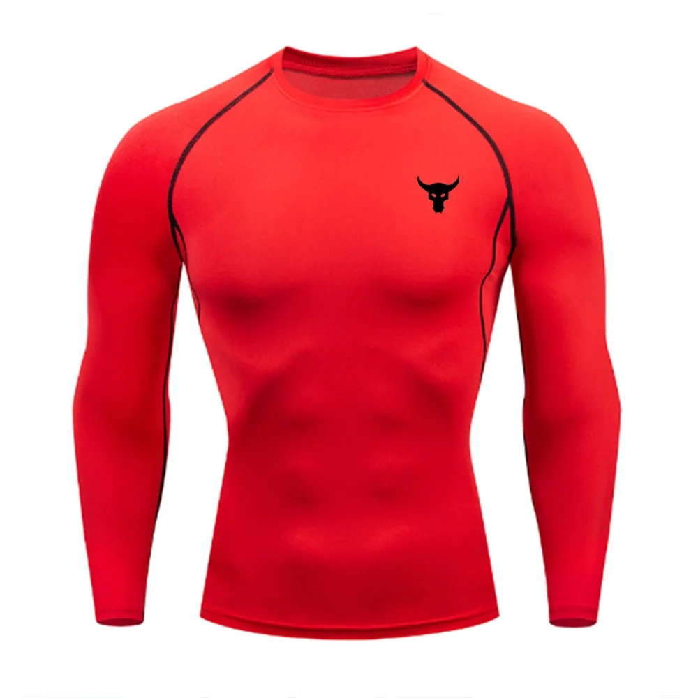 Men\'s and women\'s quick drying sportswear T-shirts long sleeved tight fitting clothes comfortable and breathable running clothes