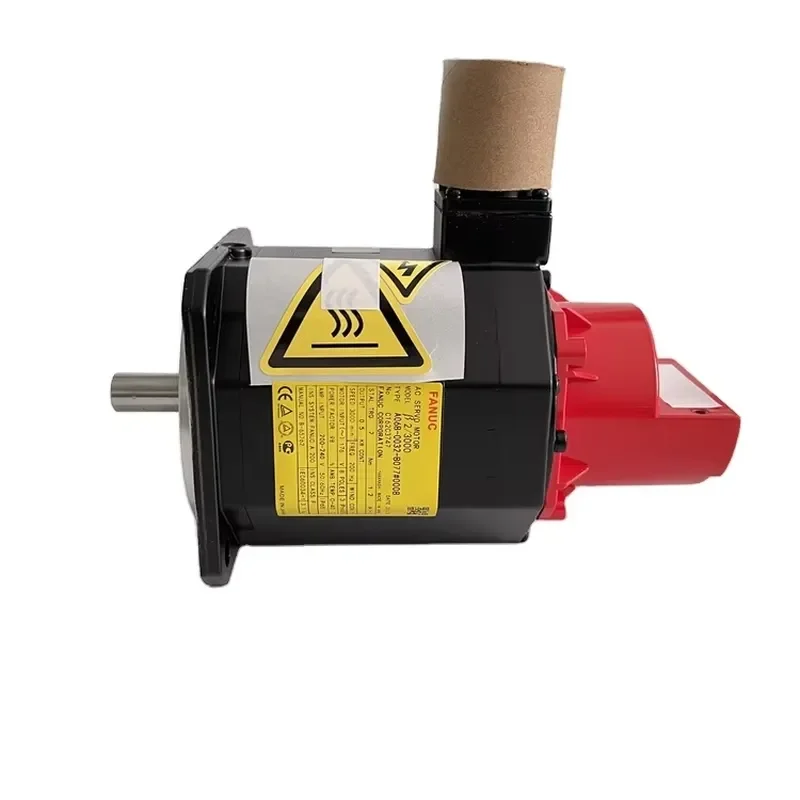 A06B-0032-B075 AC Servo Motor for CNC Machine High Quality Durable Electrical Equipment Small Size New Condition Ready to