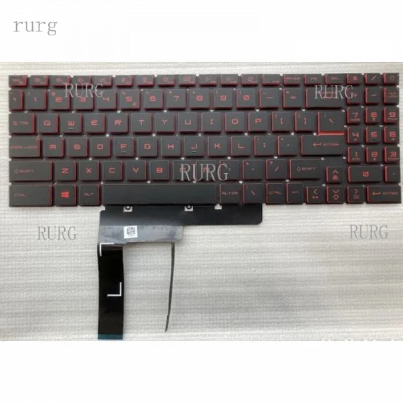 L  New Keyboard for MSI Katana GF76 MS-1581 MS-1582 MS-1583, Bravo 15 B5DD Backlit
