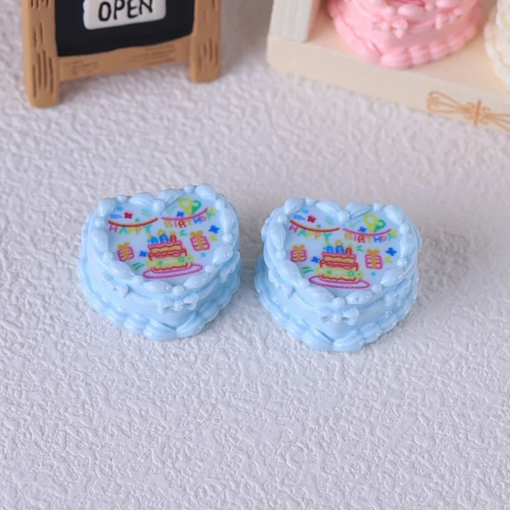 20 piezas pastel de simulación de resina Kawaii, juguetes de comida en miniatura hechos a mano, accesorios para muñecas, suministro de arte