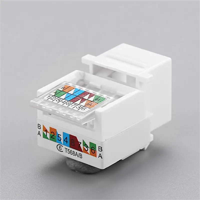 1~10PCS UTP Network Module Tool-free RJ45 Connector Information Socket Computer Outlet Cable Adapter Keystone Jack