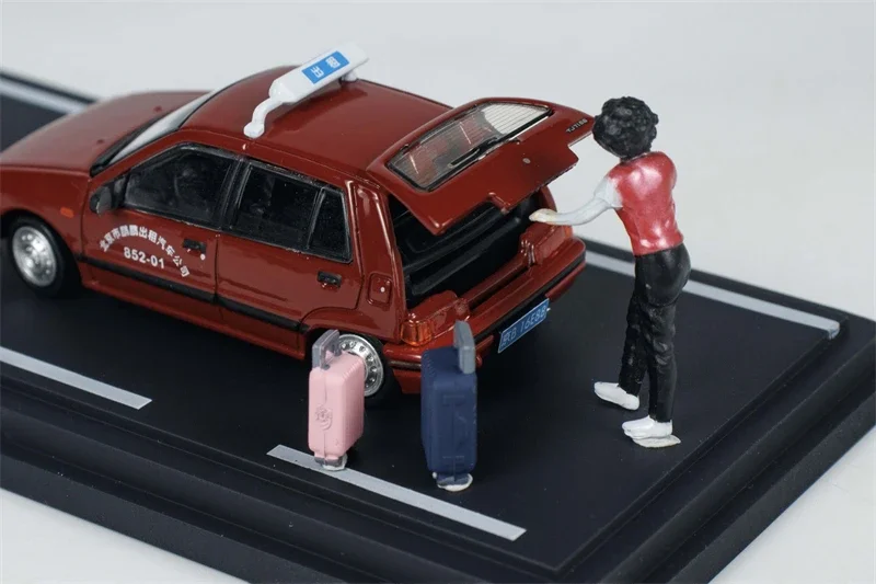 BMC 1:64 Charade Beijing Taxi 2025 HECสีแดงDiecastสะสมรถโมเดลรถ