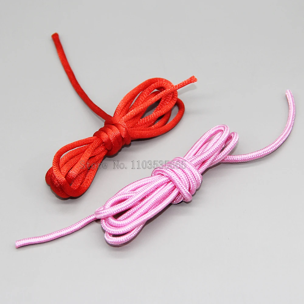 1.1M Red Rope For Crane Game Machine Parts Claw Rope 2.5mm / 3.0mm Diameter Doll Machine Crane Wear-resistant Rope