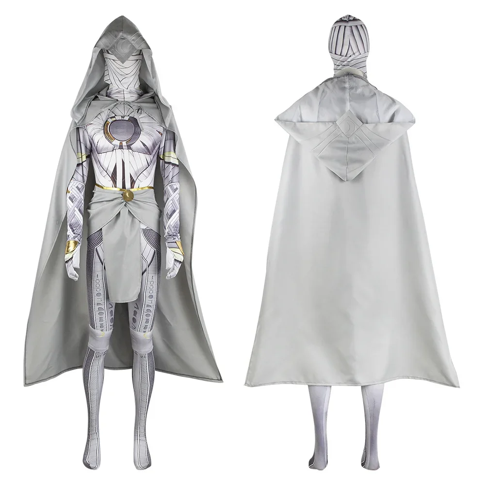 Cosplay Moon Knight Costume Marc Spector Uniform Halloween Costume Adults Marc Spector Costume Uniform Moonknighted Outfits