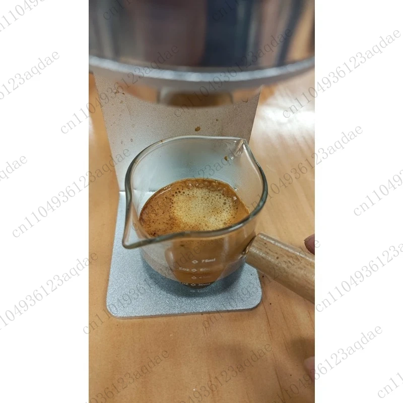 Coffee Maker Pneumatic Espresso Machine 9 Bar Pressure Extraction Portable Coffee Maker Stainless Steel Home Use