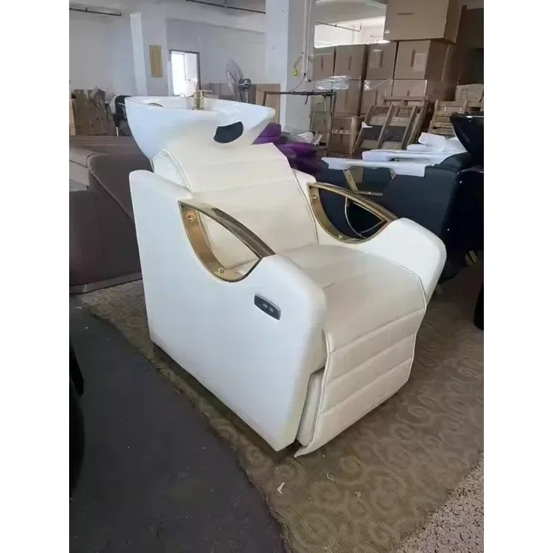 

Hair Salon Furniture Back Washing Unit Basin Beauty Shampoo Chair