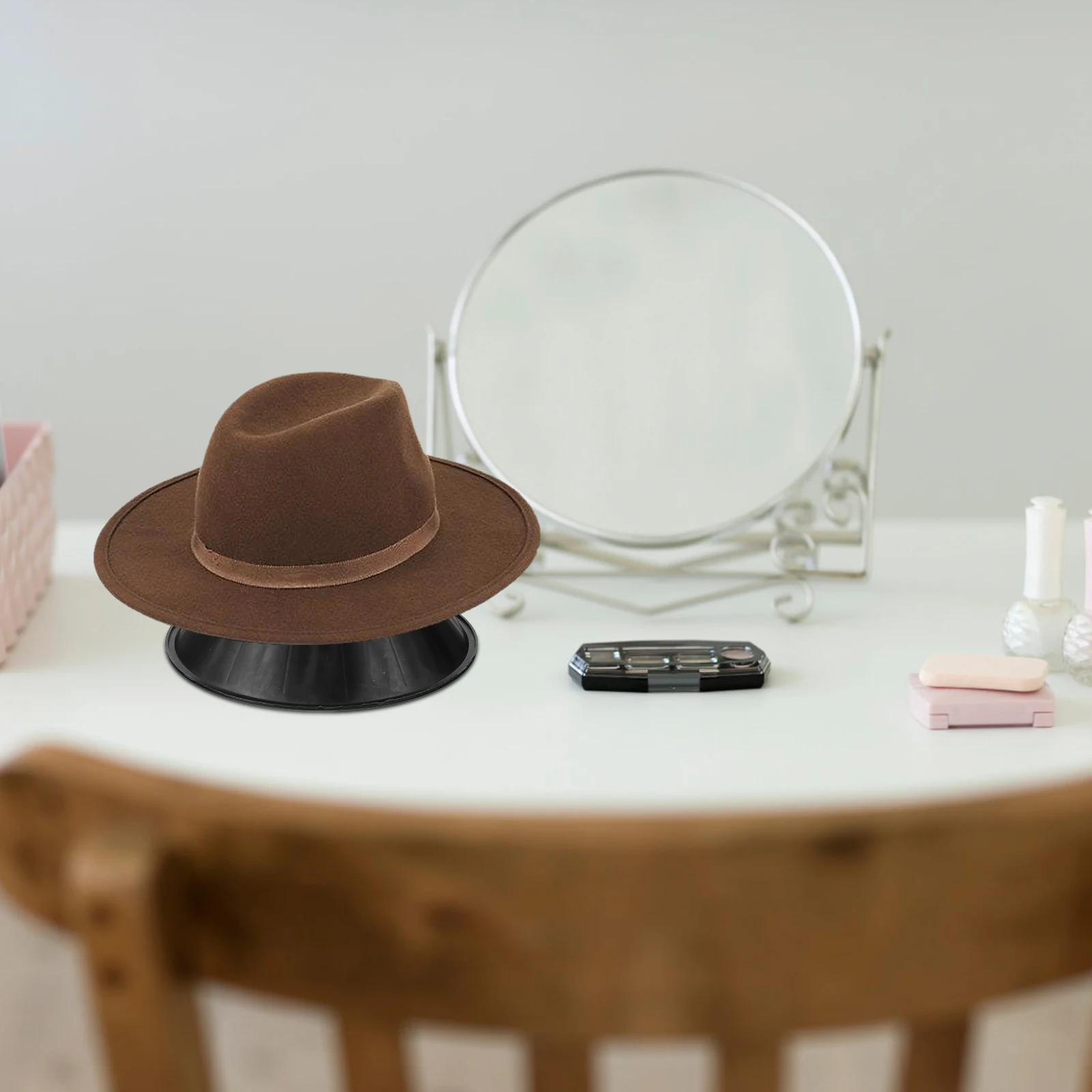 

8pcs Top Holder Bucket Hat Support Stand Display Holders Cap Storage Anti-Deformation Lightweight Plastic Hat Stands