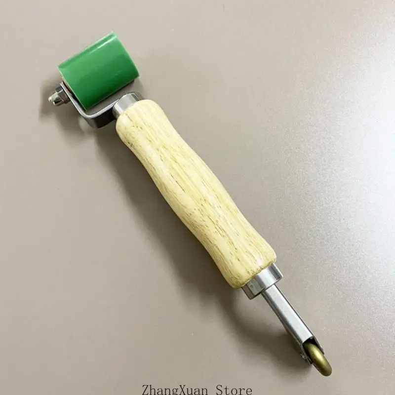 Rubber & Metal Roller Multi Use Rubber Pressure Roller Tool for Precise Welding Ergonomic Grip For Daily Use 3XUF