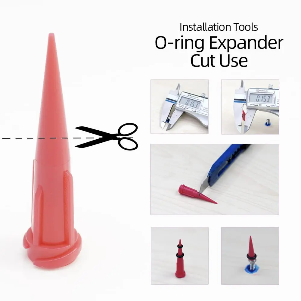 Imagem -05 - Borracha o Ring Variedade Kits Feito de Nitrilo Nbr Substituição para Mini Implantes Dentários 12 Tamanhos 144 Pcs