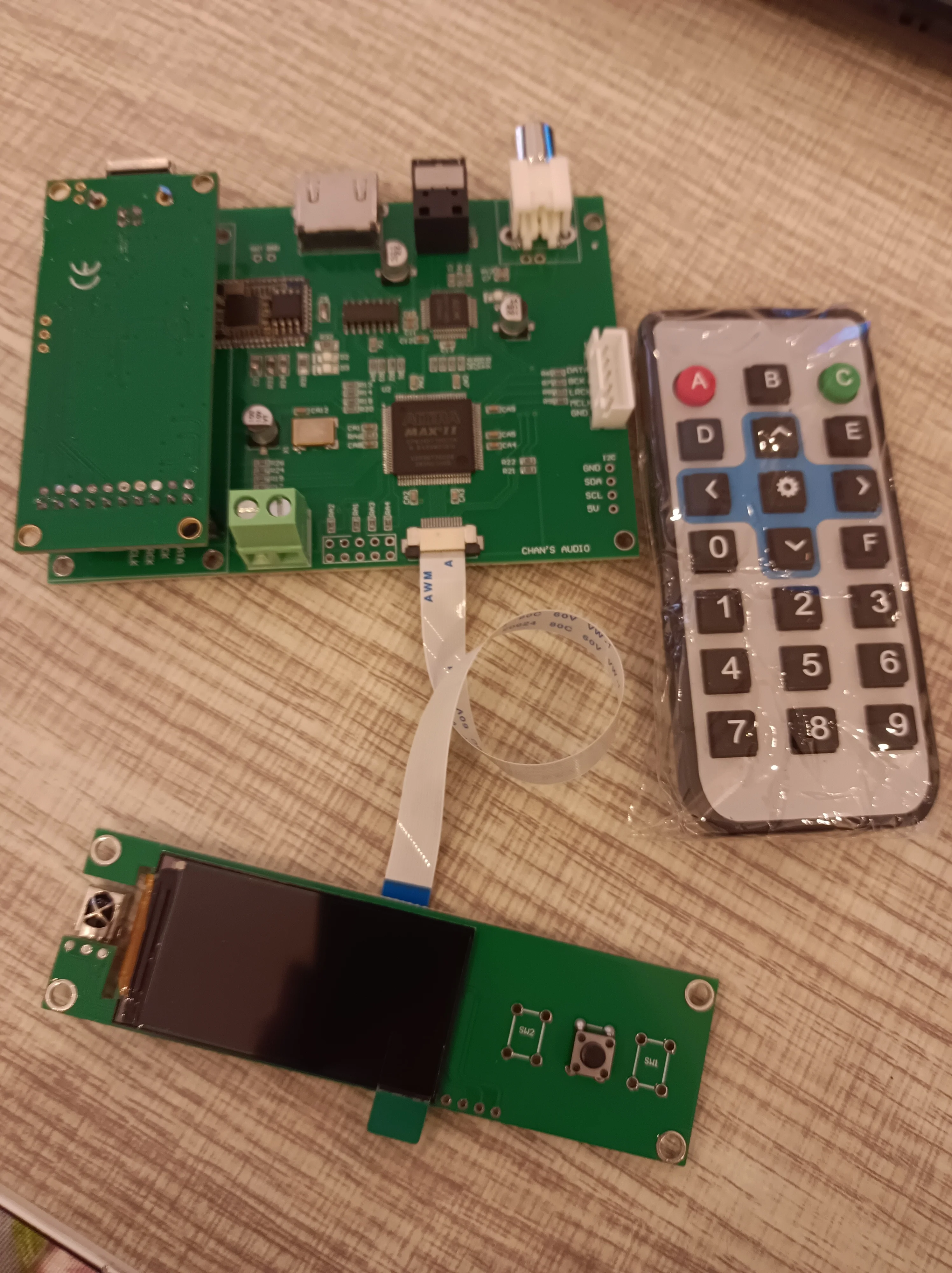 AK4118 Digital Receiving Board (Coaxial Fiber HDMI Bluetooth USB) Five Input to IIS Signal Output