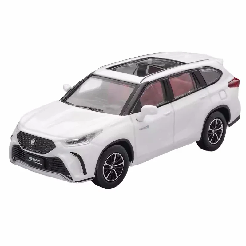 Die-cast 1:64 Scale Toyota Crown Land Cruiser Simulation Alloy Static Car Model Fan Collection Home Decoration Metal Ornaments