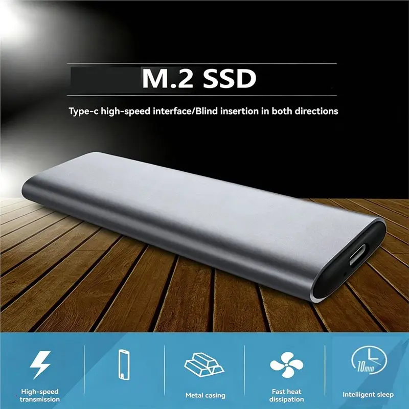 A97I-USB C 10Gbps 2In1 M2 SSD Case NVME SATA Dual Protocol SSD Enclosure External Enclosure Supports M And B And B+ M Keys