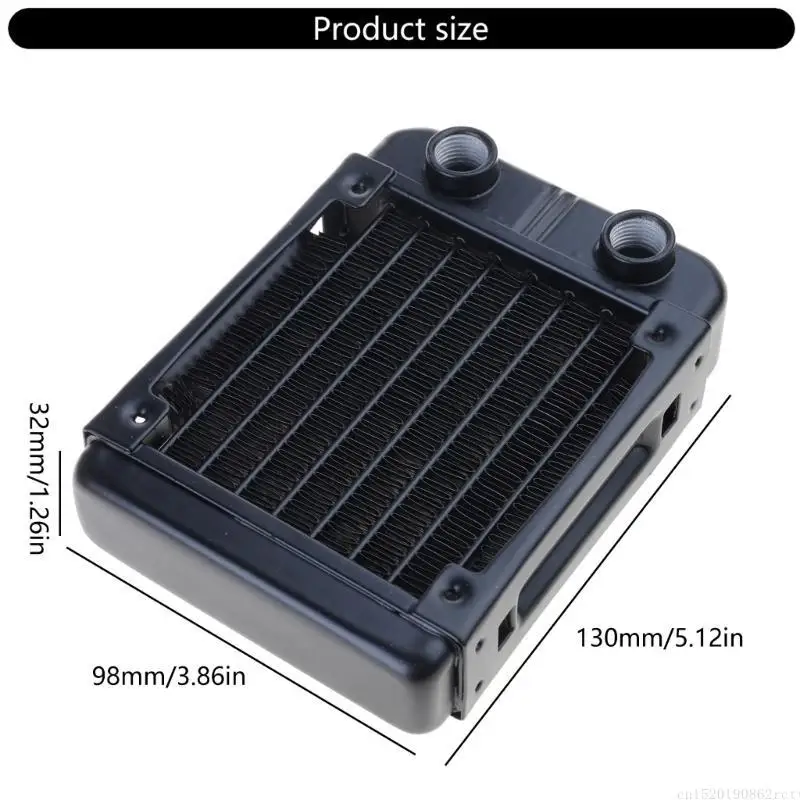 D5BB G1/4 90 มม.น้ำแลกเปลี่ยนความร้อนคอมพิวเตอร์อลูมิเนียมหม้อน้ำความร้อนความร้อนสำหรับคอมพิวเตอร์ Water Cooling System