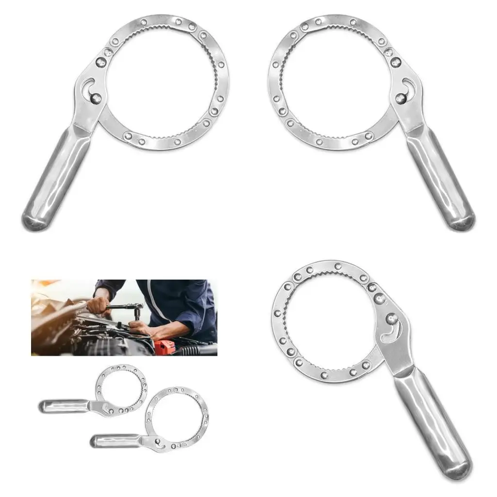 

31BC Heavy Duty Oil Filter Wrench Tool Strong Steel Construction Ergonomic Grip Design Removal Tool for Car Maintenance