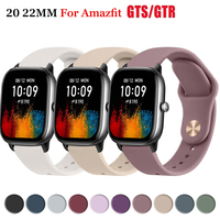 Sport strap For Amazfit GTS-GTR-4-3-2-2e-Mini-Pro-stratos 2 3 Watchband Silicone Bracelet Correa Amazfit bip-U-S-3-pro 20mm 22mm