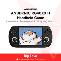 ANBERNIC RG40XX H 64 Bit Linux Retro Handheld Game Console 4.0'' IPS Screen Supports 5G WiFi Bluetooth HDMI-TV Output RG40XXH