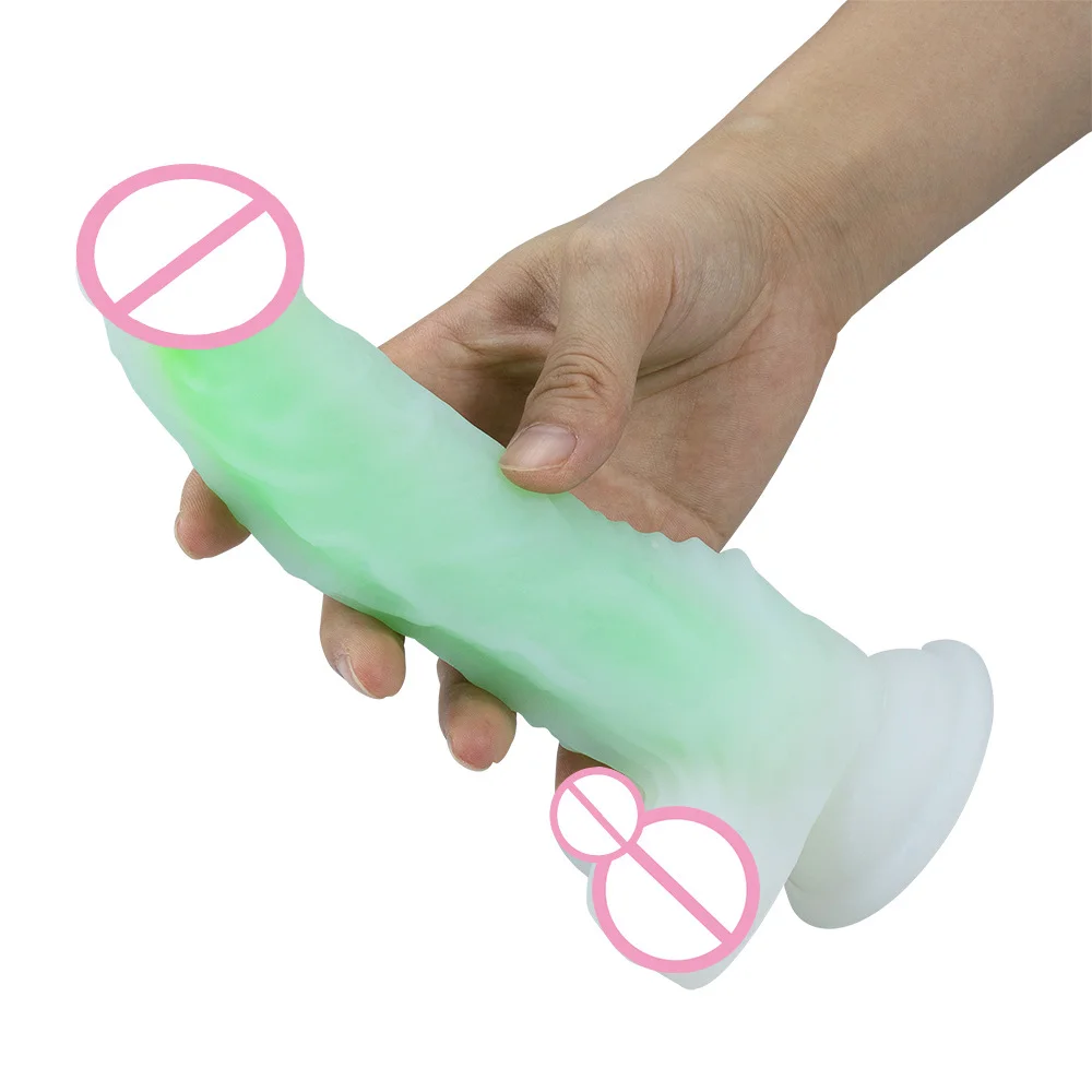 Cute Soft Silicone Pink Dildos Dick Penis Vaginal Masturbator G-spot Stimulation with Suction Cup Adult Sex Toy for Woman Sexual