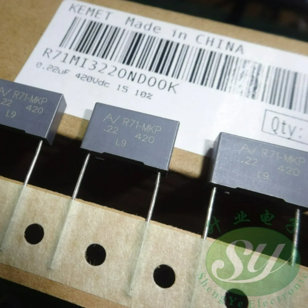 10pcs/lot AV R71 MKP 0.22uf 420V 220nf u22 224 K Brand New 15mm Film Capacitor (Accuracy: 10%) R71MI3220ND00K