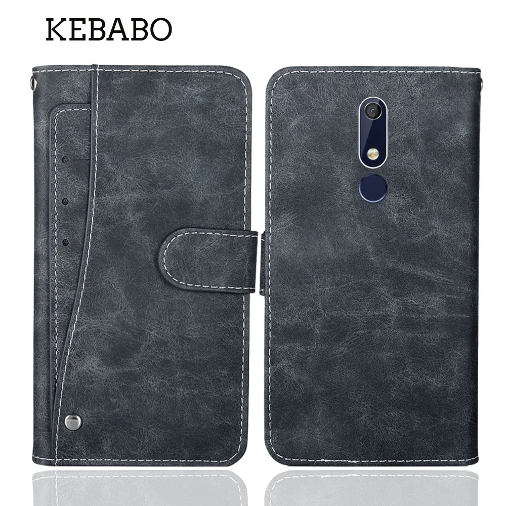 Leather Wallet Nokia 5.1 Case 5.5