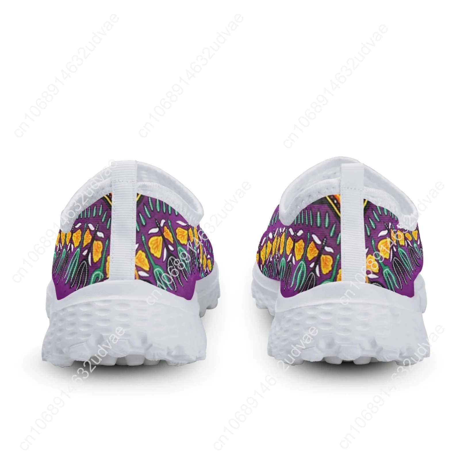 African Pattern Women Sneakers Flats Comfortable Slip On Vulcanized Shoes Air Mesh Water Shoes Women Zapatos Mujer