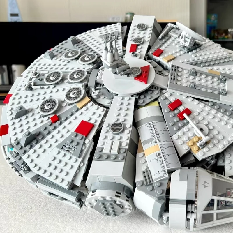 New 1381 Pcs Space Millennium Ship Spacecraft Set High Difficulty DIY Toys Model Building Blocks Bricks Toy Kids And Adults Gift